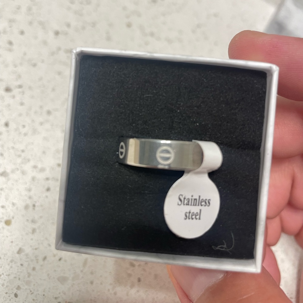 Stainless steel ring size 20